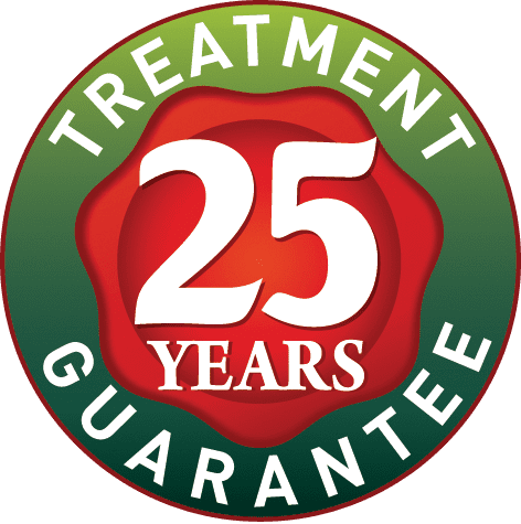 25 Year Treatment Guarantee Logo
